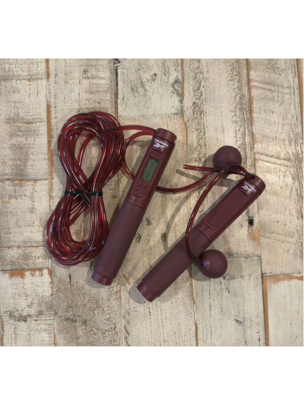 Women's Reebok Digital Jump Rope One Size Burgundy